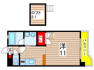 黎明マンションの物件間取画像